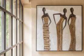 Wanddecoratie 3 Afrikaanse Vrouwen