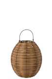 Lantern Woven Led Plastic Natural