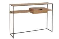 Console 1 Cassetto Legno/Metallo