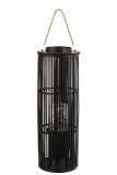 Lantern Tube Bamboo Black Large