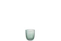 Photophore Bulles Verre Aqua Small