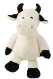 Cow Plush Ecru/Black Extra Large