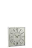 Clock Square Roman Numerals Mirror