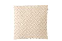 Almohadon Tejido Poliester Beige