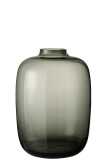 Vase Cleo Verre Gris Large