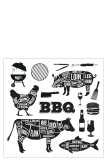 Paket 20 Servietten Barbecue