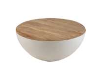 Tafel Rond Mango Hout/Ijzer