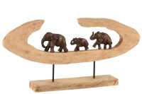 Figura Elefante Alineados En Pie