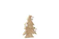 Kerstboom Ster Mango Hout White