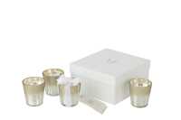 Box 4 Scented Candle M-Chic Glass