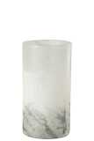 Vase Scavo Cylindrique Verre Gris