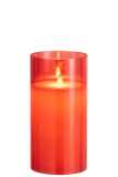 Ledlamp Blinkend Glas Rood Medium