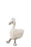 Cisne Peluche Blanco/Gris/Plata