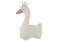 Cisne Poliester Blanco/Gris Large