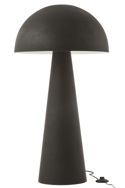 Lampe champignon metal noir/or large - J-Line