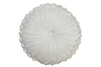 Cushion Viva Round Polyester White