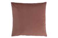 Coussin Carre Velours Rose