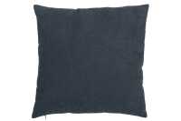 Coussin Nervure Carre Velours Gris