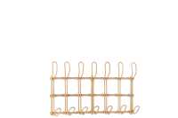 Coatrack Ellen 6 Hooks Rattan