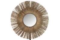 Mirror Mendi Round Grass Natural