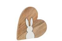 Rabbit Silhouette Heart Puzzle