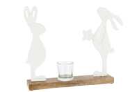 Tealight Holder Rabbits Mango