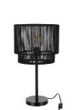 Lampe Paul Corde Metal Noir