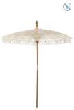 Parasol Macrame Katoen Wit Large