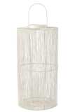 Lantern Metal Matte White Large