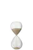 Sanduhr Dekorativ Glas/Sand Beige