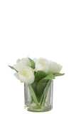 Tulipes En Vase Rond Plastique