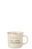 Mug Message Famille Ceramic Gold