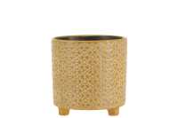 Flowerpot Flower Ceramic Ochre