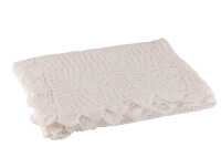 Nappe Mia Dentelles Coton Blanc