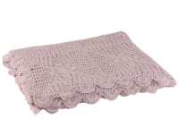 Nappe Mia Dentelles Coton Violet