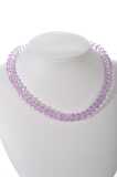 Collier 6X8Mm Cristal Rose Clair