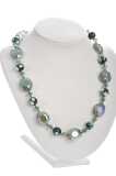 Collier Cristal Agate Vert