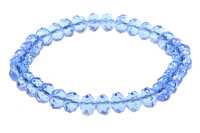 Bracel. Elast.6X8Mm Crist Bleu