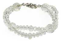 Bracelet Double Cristal Clair