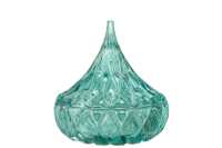 Pot Pointe Verre Taille Bleu Azur