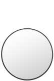 Miroir Rond Noir Mat Extra Large