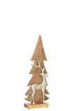 Albero Di Natale Cota + Base Legno