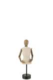 Buste Poly Beige/Brun Small