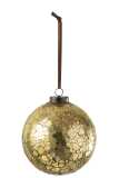 Kerstbal Gebroken Glas Goud Large