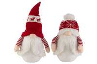 Gnome Textile Red/White Medium