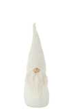 Santa Claus Poly White Small