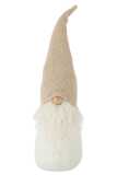 Santa Claus Poly Beige Large