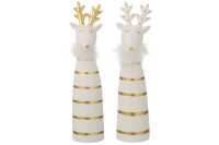 Moose Ceramic Stripes Gold/White