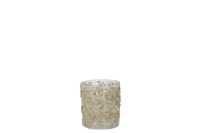 Tealight Holder Glitter Champagne