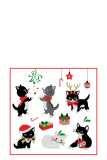 Pack 20 Napkins Christmas Cats
